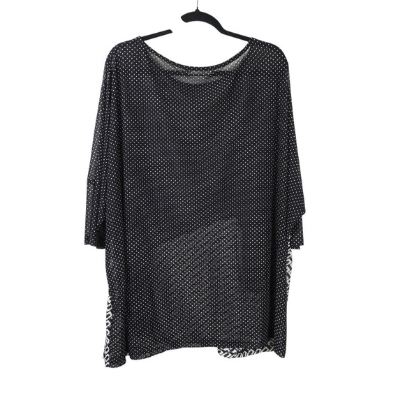 Alembika AB4 Tunic Lagenlook Oversized Pockets‎ Mixed Media Sz S/M EUC Layered - Picture 2 of 9